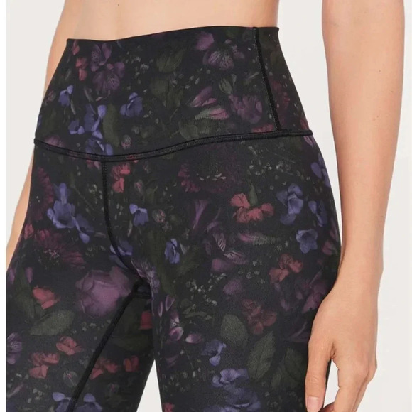 Lululemon Wunder Under Leggings Hi Rise Tight Full On Luxtreme Frozen Flourish 2 - Picture 9 of 10